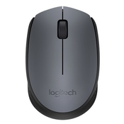 Logitech M170 Bežični miš, Optički, 1000 DPI, Crni