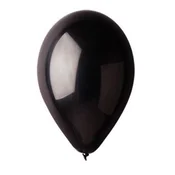 Balon, 26 cm, črn, 10 kosov