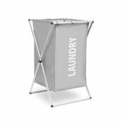 bewello Zložljivi koš za perilo 55L 57x37.5x38 cm siv
