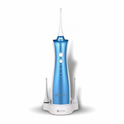 Oromed Profesionalni oralni irrigator Oromed ORO-DENT PRO, 3 načini, vodoodporen IPX7, ergonomska zasnova, 4 krtačke, bele barve