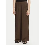 ONLY Hlače iz tkanine Lemmia 15370398 Rjava Regular Fit