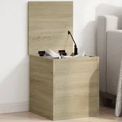 shumee vidaXL Skrinja, hrast sonoma, 40x42x46 cm, material na osnovi lesa