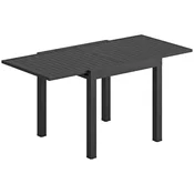 Homestar Vrtna miza raztegljiva 80x80x75 cm črna