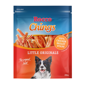 Ekonomično pakiranje Rocco Chings Originals - NOVO: kratke trake od pilećih prsa (4 x 250 g)