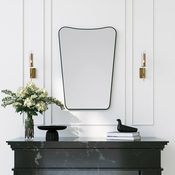 HANAH HOME Ogledalo Bella Donna Black