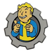 Fallout bedž Charisma Boy, 42 x 39,5 mm, limitirano izdanje