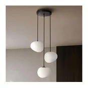 BRILAGI - Viseči lestenec na kablu PEBBLES 3xE27/40W/230V premer 42 cm črna