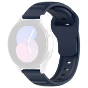 Univerzalen silikonski pas Techsuit W050 20mm za pametne ure - moder