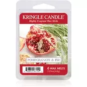 Kringle Candle Pomegranate & Fir Wax Melt DVA dišeča sveča 64 g