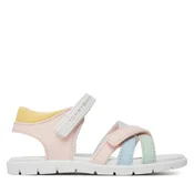 TOMMY HILFIGER Sandali svetlo modra/svetlo zelena/svetlo roza/bela