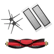 Mega-pack s crnim bocnim cetkicama za Roborock S5, S6, E5, S50, S55