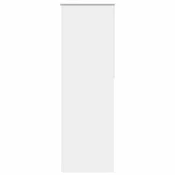 Vidaxl Rolo zatemnjena bela 65x230cm tkanina širina 60,7cm poliester