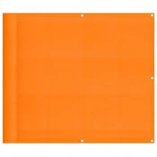 Vidaxl Balkonska pregrada oranžna 90x700 cm 100 % poliester oxford
