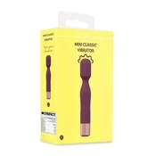 Gardj Europe Mini Classic vibrator v obliki palice – burgundska barva
