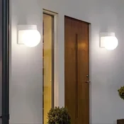 Bela fasadna lampa kugla
