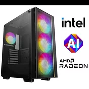 Računalo INSTAR Gamer Artemis, Intel Core i9 14900KF up to 6.0GHz, Vodeno hlađenje, 32GB DDR5, 2TB NVMe SSD, AMD Radeon RX9070XT 16GB, No ODD, 5 god jamstvo