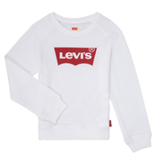 LEVIS Majica Key Item Logo Crew, bela