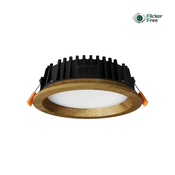 APLED - LED Ugradbena svjetiljka RONDO LED/6W/230V 3000K pr. 15 cm hrast masivni