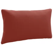 Vidaxl Hrbtna blazina PUTTEN 100% poliester Rdeča 70 x 40 x 15 cm