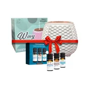 Gisa Difuzer Wavy + Pranarom Calm - set mješavina za difuzer Promo pakiranje