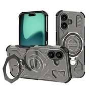 Hibridna maska Carbon Shield Pro za iPhone 16 - smoke black