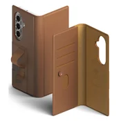 Ringke – Magnetna denarnica Folio Grip za Samsung Galaxy Z Fold 7 – rjava