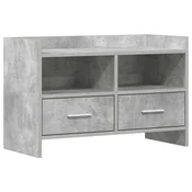 Vidaxl TV omarica 71,5 x 33 x 47 cm Betonsko siva Inženirski les