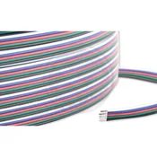 master LED Kabel za RGBW LED trakove, raven, 5-žilni, COLORS, 1m