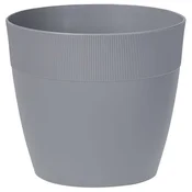 FOR Plastični cvetlični lonček DORIS 26 cm SIVA