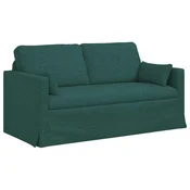 Vidaxl Kavč Temno zelena 158 x 78 x 80 cm blago
