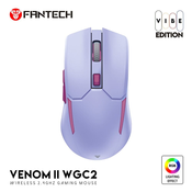 Miška WGC2 Venom II, Wireless, Fantech, vijolična