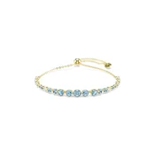 Swarovski zapestnica ženska pozlačena IMBER