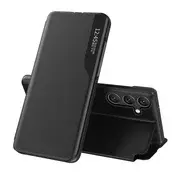 Elegantna knjižna ovitek View Case za Samsung Galaxy S24 FE - Črna KP36801