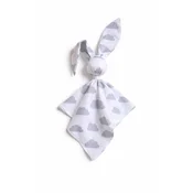 MY SWEET BABY Mehka plišasta igrača DOUDOU zajčja odejica iz bombaža - Sivi oblaki