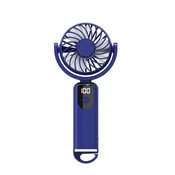 INF Tihi mini viseči ventilator D20 z baterijo 1200mAh, 6-stopenjski Blue, (5000306769)