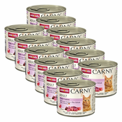 Animonda Carny Adult – puran in jagnjetina 12x200 g