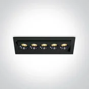 UGRADBENA LAMPA LED 12W WW IP20 38deg 230V CRNA