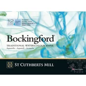 St Cuthberts Mill Bockingford C.P. Skicirka 26 x 18 cm 300 g White