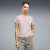 PUMA Essentials Sequins Tee Women, Clothing, Misty Pink, S