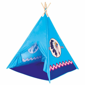 Bino Dječji šator TeePee plavi
