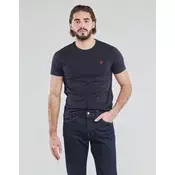 Polo Ralph Lauren  Majice s kratkimi rokavi T-SHIRT AJUSTE COL ROND EN COTON LOGO PONY PLAYER  Modra
