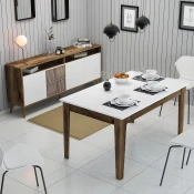 Hanah Home Set TV Komoda i klub sto Orah