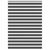 shumee vidaXL Zebra senčilo črna 165x230 cm tkanina širina 160,9cm poliester