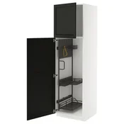 METOD Visoki element-ostava, bela/Lerhyttan crno bajcovano, 60x60x200 cm