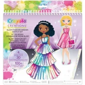 Crayola Creations: Glam modni oblikovalski komplet z nalepkami
