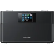 Kenwood CR-ST120S ČRNa pametna radijska postaja z dostopom do interneta DAB+ in bluetooth barvnim zaslonom IPS.
