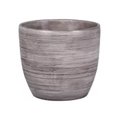Prevleka za cvetlični lonec BORN GREY keramika mat d15x14cm