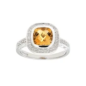 DIAMANT LETERNEL Prstan srebrna