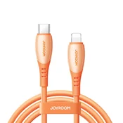 Joyroom USB-C kabel – iPhone Lightning Vibrant Series 30 W, 1,2 m – oranžen