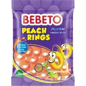 BOM.BEBETO PEACH RINGS 80G